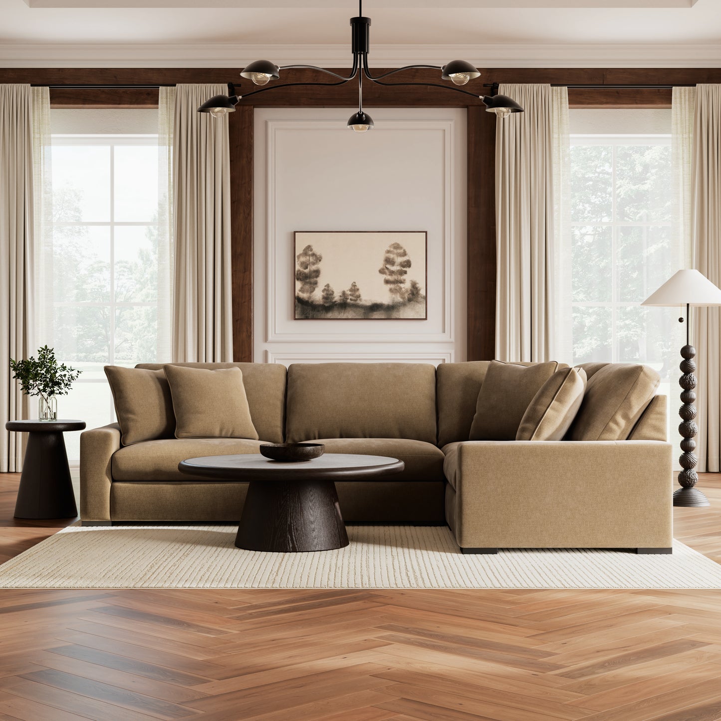 Calden Left-Arm Facing Corner Chair