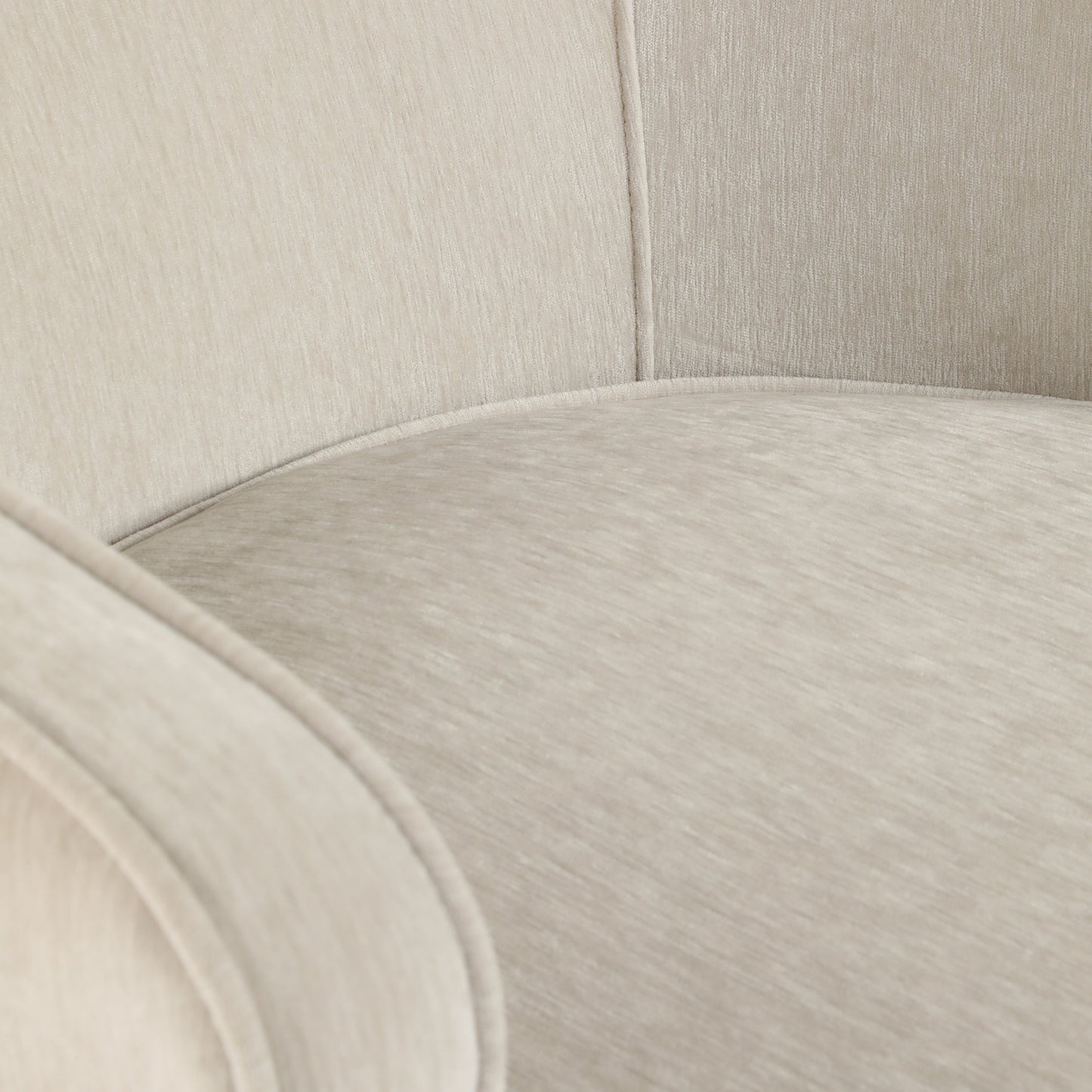 32" Karlsson Swivel Accent Chair, Ivory