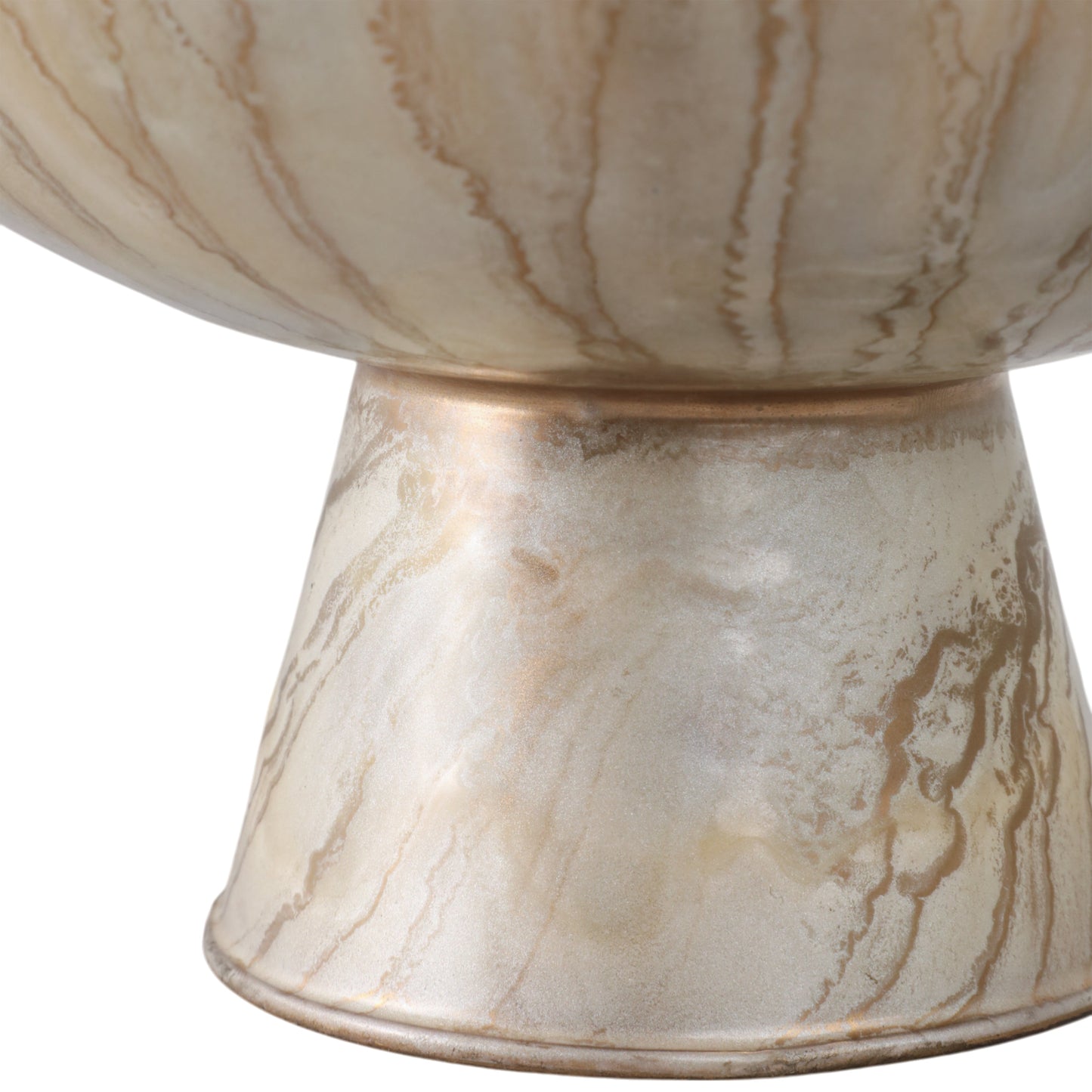 10" Frances Quartz Crystal And Steel Bowl