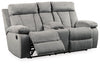 Mitchiner Reclining Loveseat with Console