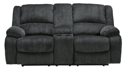 Draycoll Reclining Sofa & Loveseat with Free Recliner
