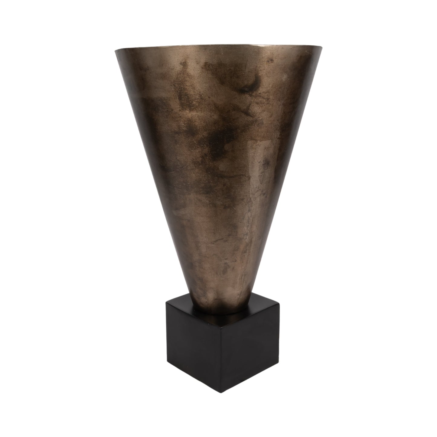 EV19881-02 |19" Cassendra Large Metal Vase, Gold
