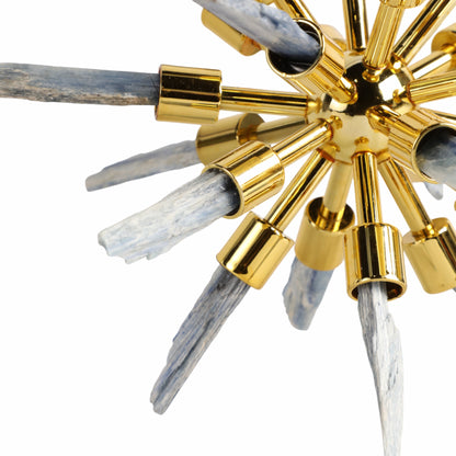 8" Fiona Small Blue Stone Starburst Statuary Kd