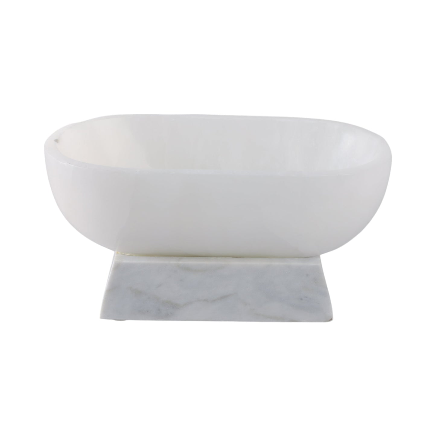 12" Vero Marble And Alabaster Bowl