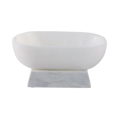 12" Vero Marble And Alabaster Bowl