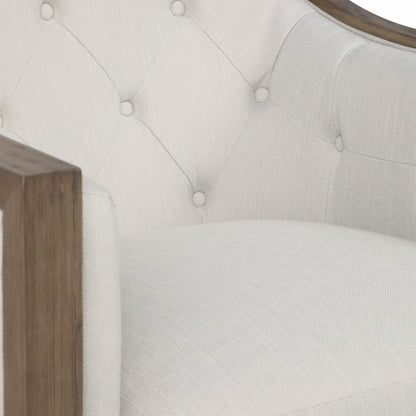 34" Mercier Accent Chair, Gray