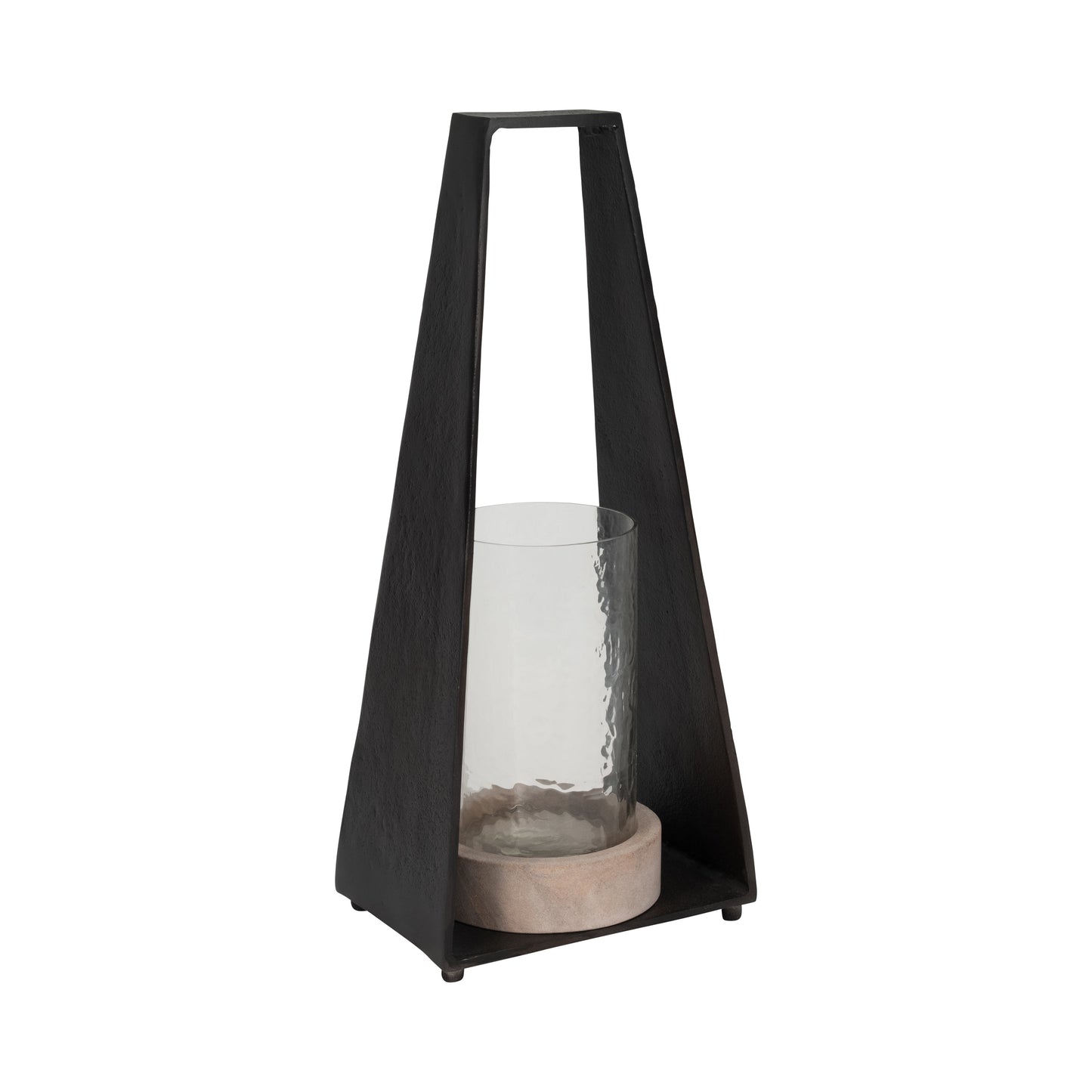 17"MAVERICK SMALL METAL & SANDSTONE HURRICANE, BLA