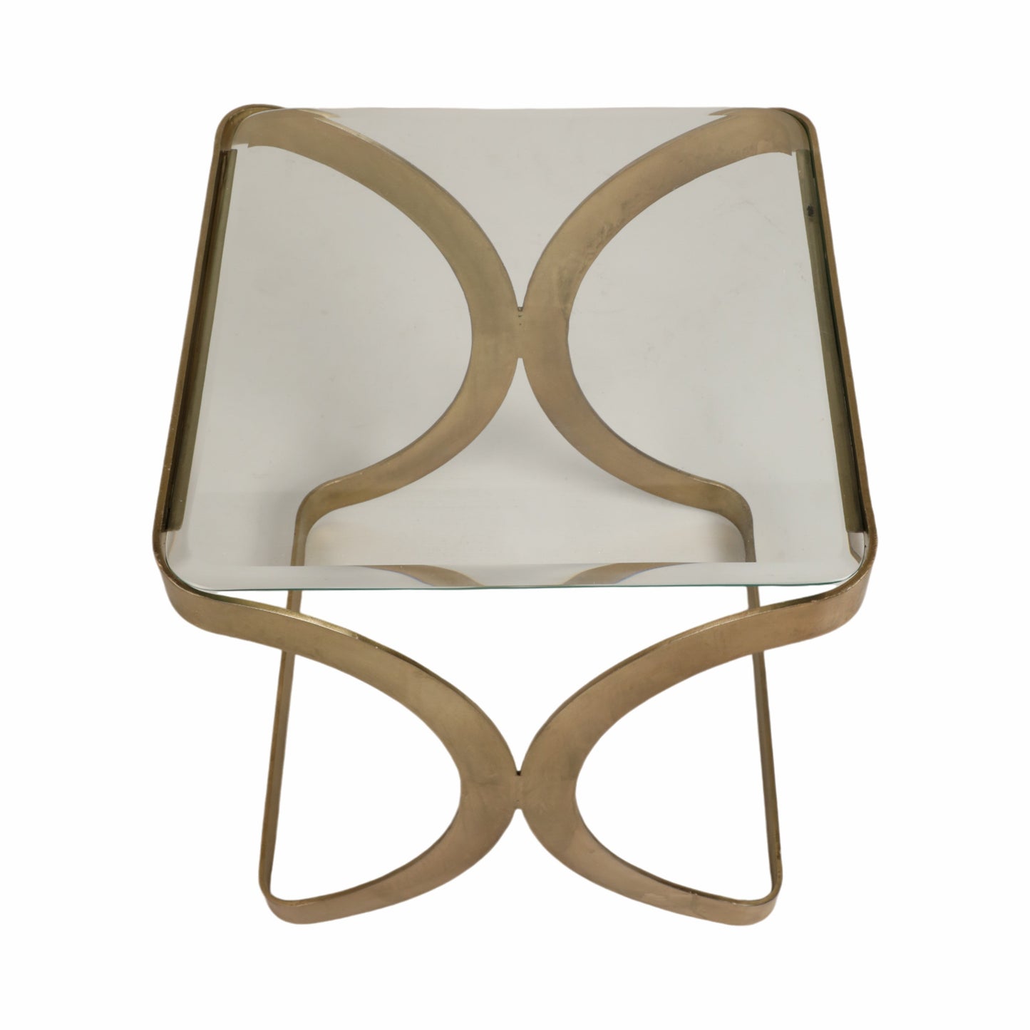 24" Melease Forged Iron Accent Table