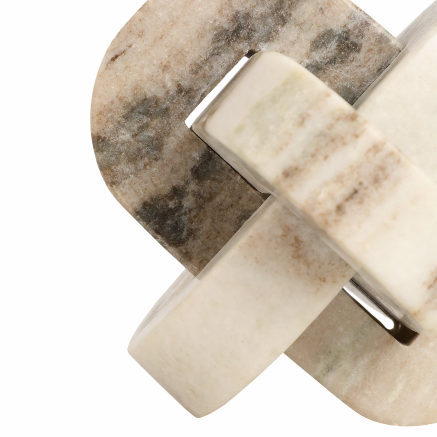 5" Onyx Marble Rounded Knot, Tan