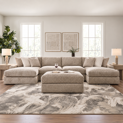 Reston Cove 4-Piece Double Chaise Sectional