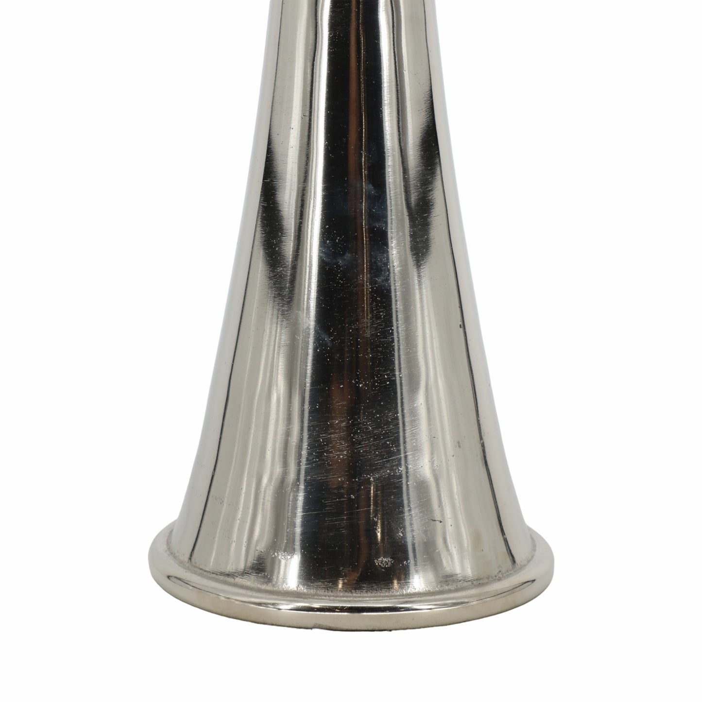 43" Radiant Large Silver Glass Candle Hurricane