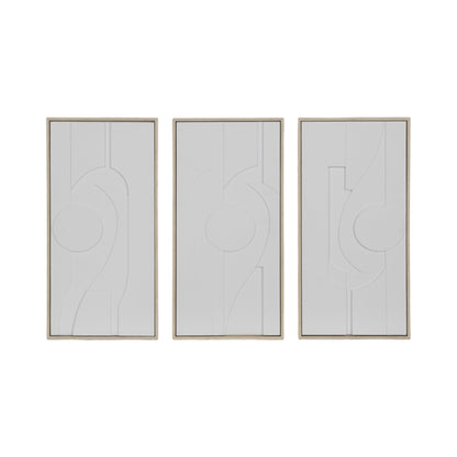 S/3 12x24 Novak Dimensional 3/a Wall Decor