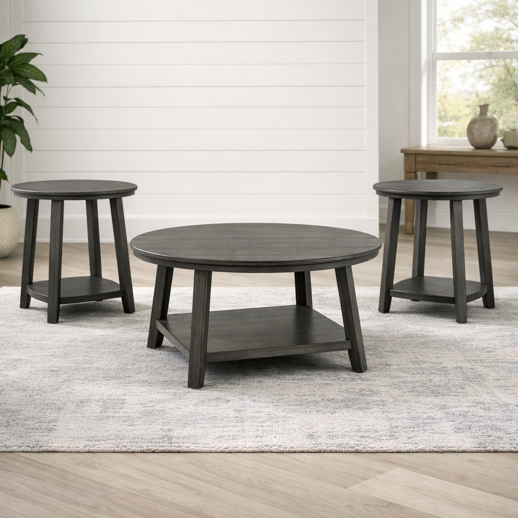 طاولة كيتبروك (مجموعة من 3)