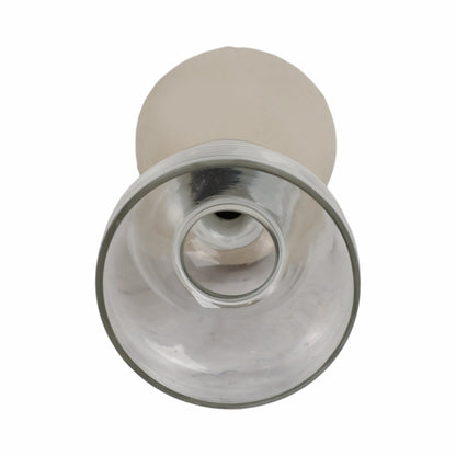 Ecomix/glass, 9" Vase, Ivory