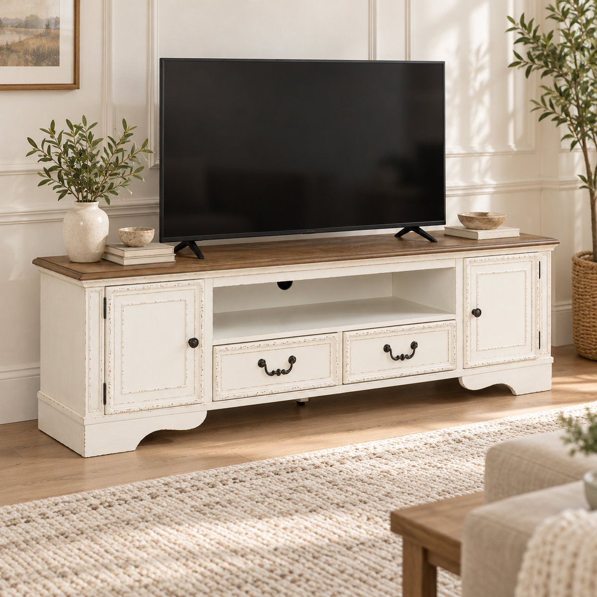 Realyn Extra Large TV Stand