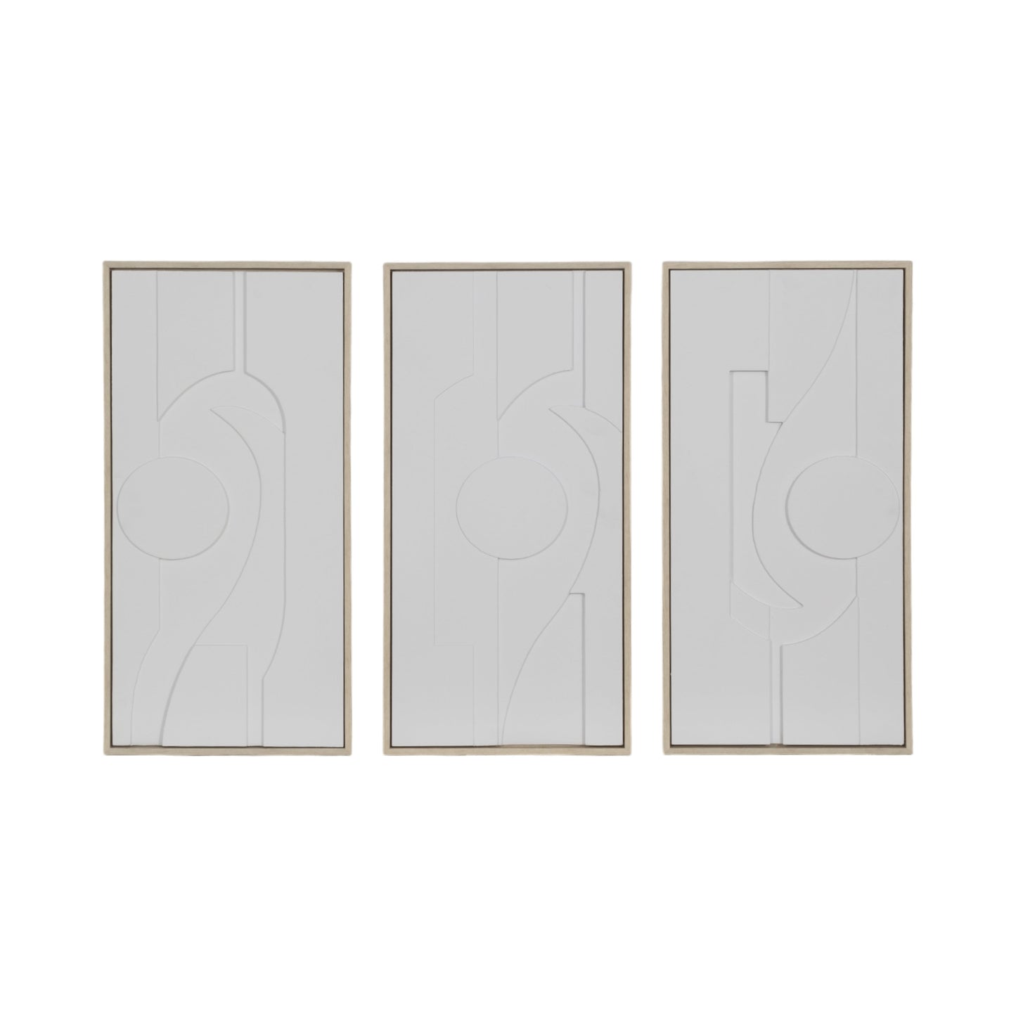 S/3 12x24 Novak Dimensional 3/a Wall Decor