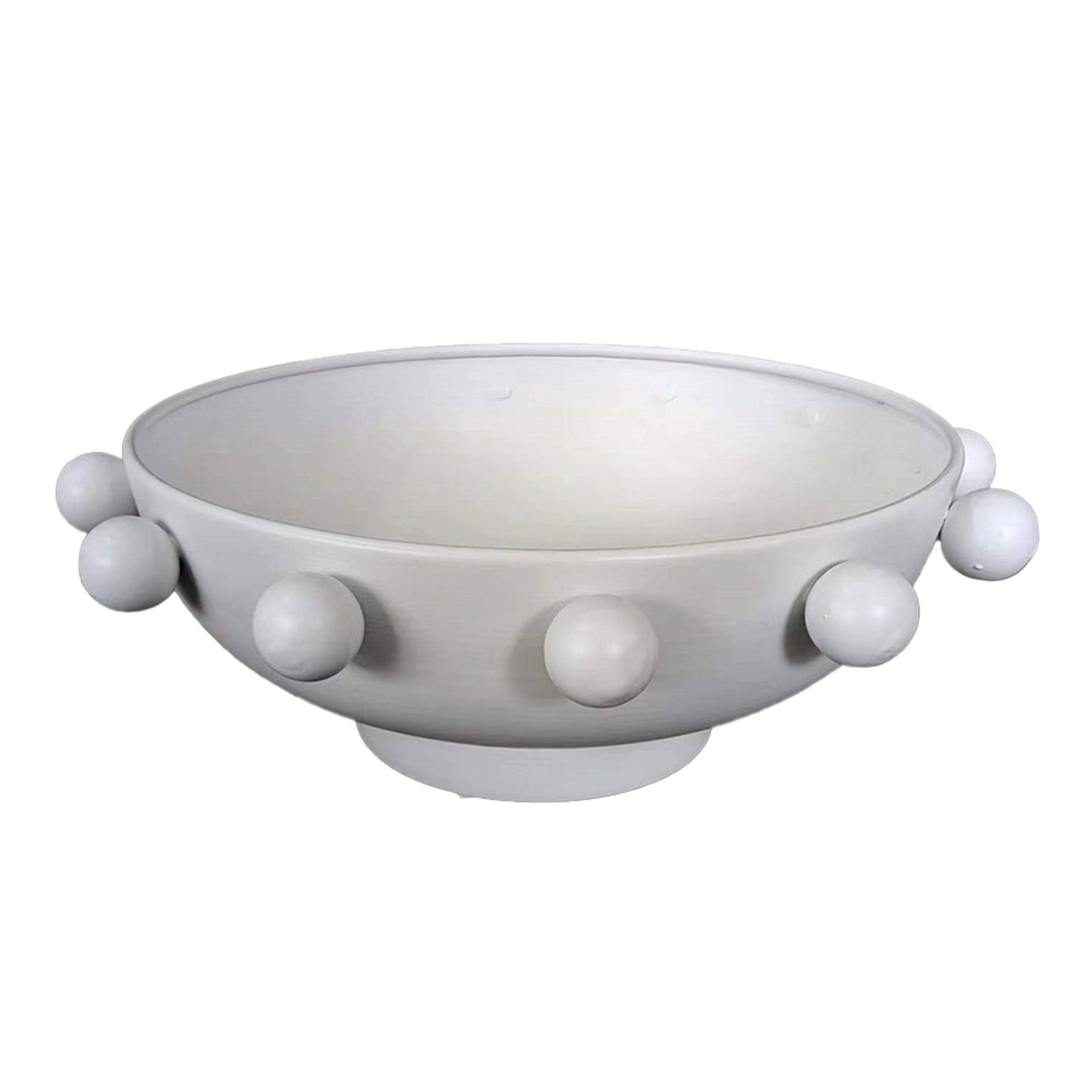 11" Hobnail Bowl, White