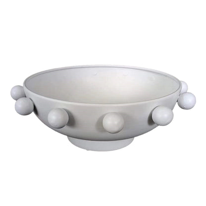 11" Hobnail Bowl, White