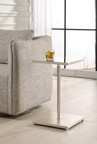 24296-SL-UTT | Henzler Square Accent Table with Mirror Top