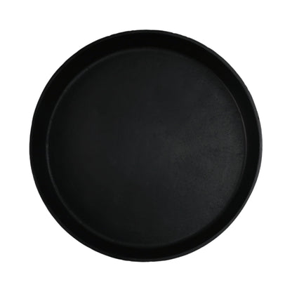 EV19193 |14" Cali Metal Pedestal Tray, Black