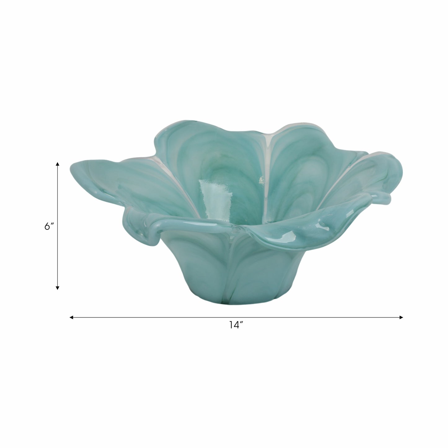 13" Idro Small Italian Art Glass Bowl