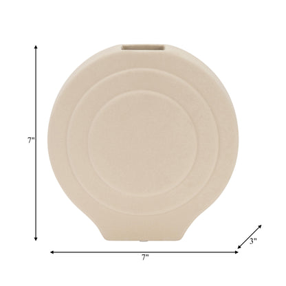 Dol, 7" Round Vase, Cotton