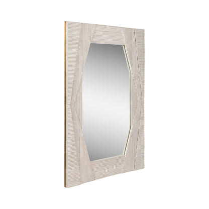 54X36" HARLOW CARVED WOOD WALL MIRROR