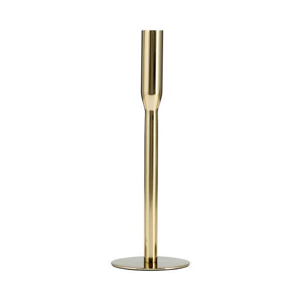 17659-02 |Metal, 14"H Taper Candle Holder, Gold