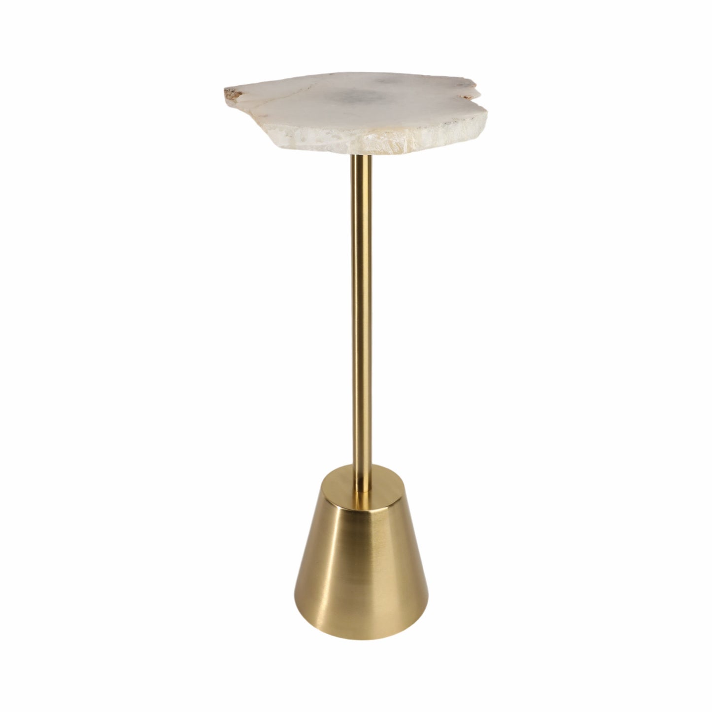 Golden stone accent Table