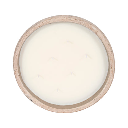 12" 57 Oz Spiced Cranberry Bowl Candle, Dark Blue