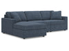 92121S17 Modmax 3-Piece Sectional Chaise Sofa