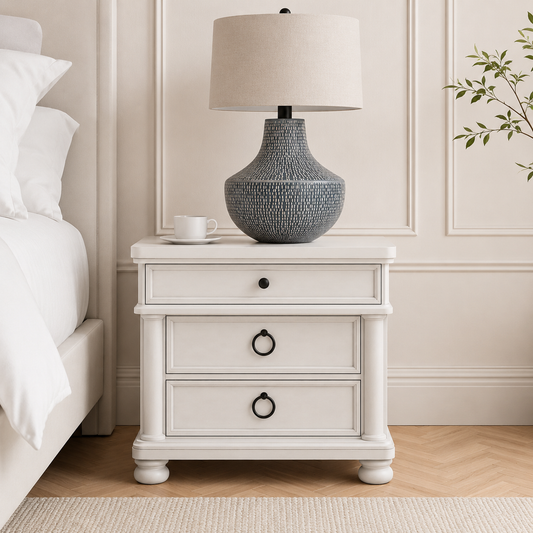 Chadworth Three Drawer Night Stand