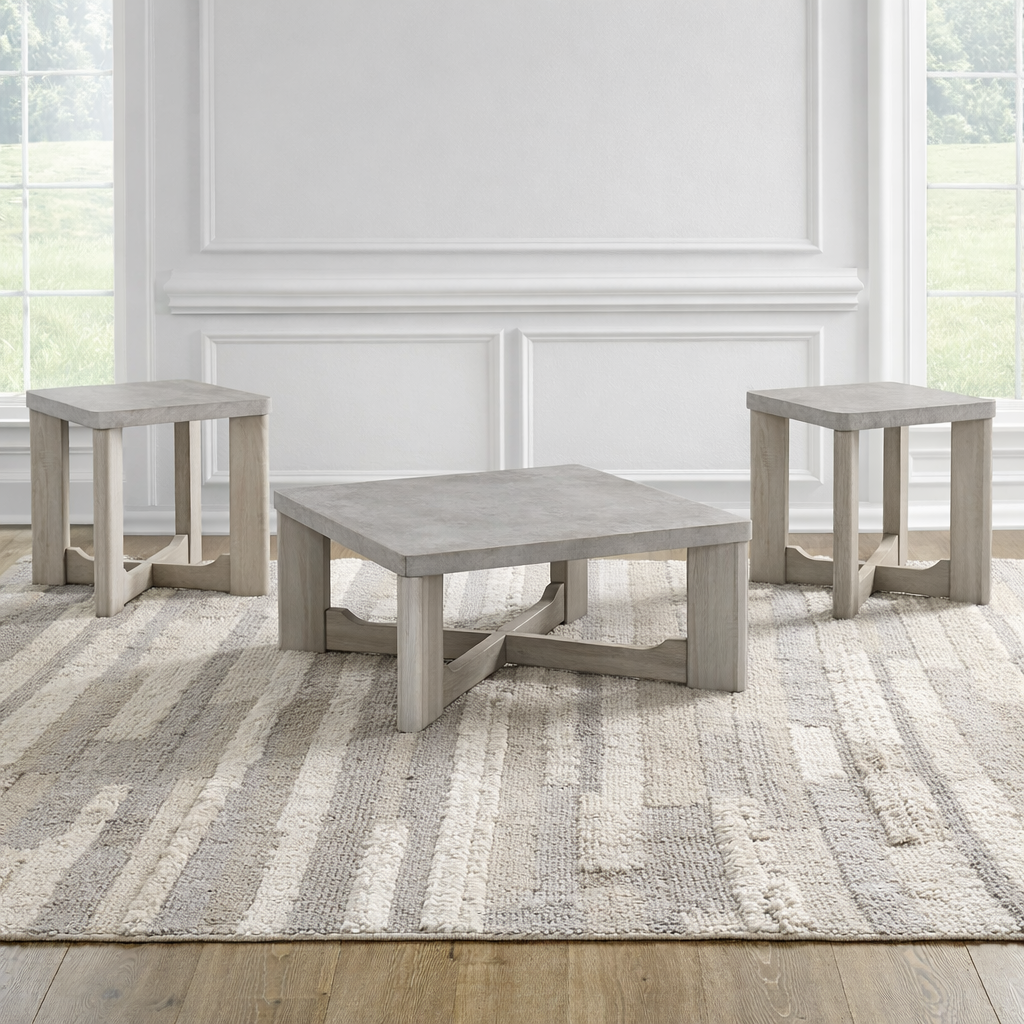 طاولة جارنيلي (مجموعة من 3)