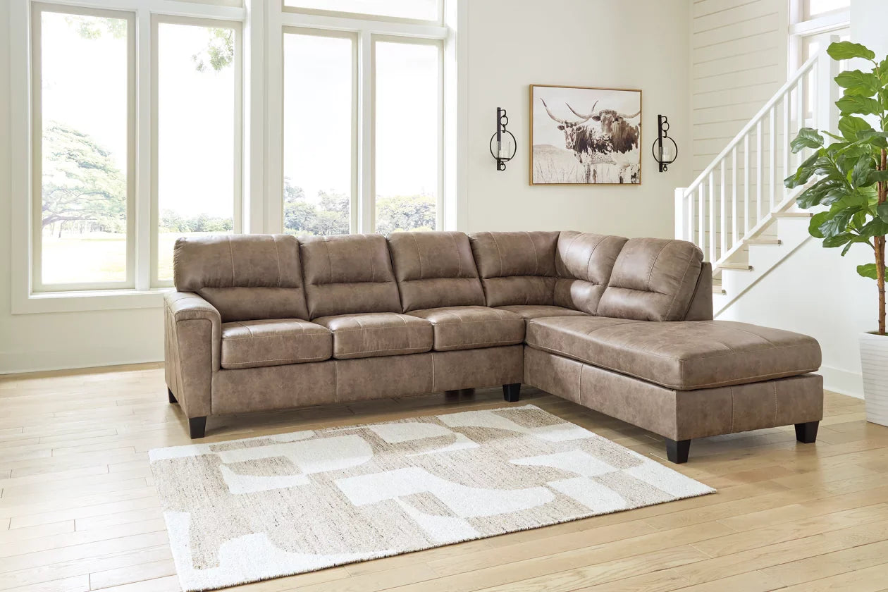 Navi 2-Piece Sectional Sofa Chaise -94004S2