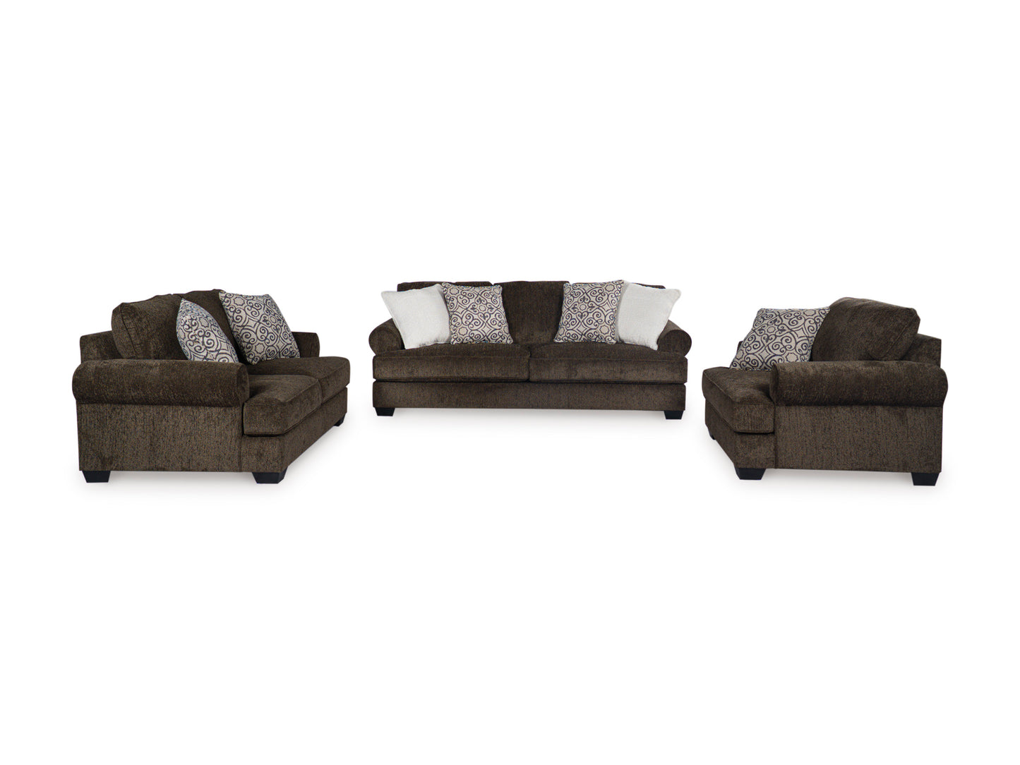 Monaghan Brown Sofa Set