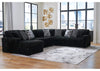 98103S4 Midnight-Madness 4-Piece Sectional with Chaise