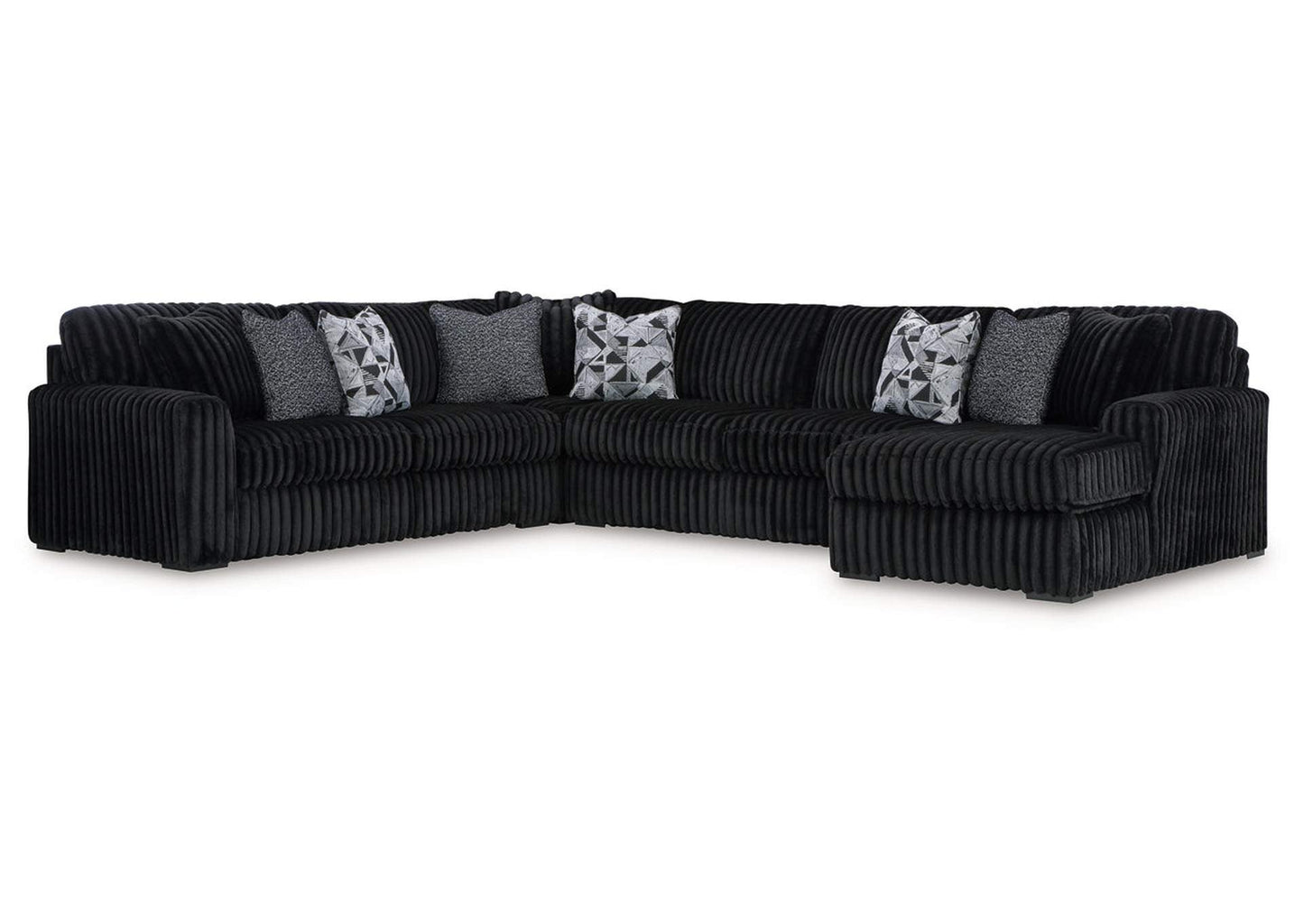 98103S3 Midnight-Madness 4-Piece Sectional with Chaise