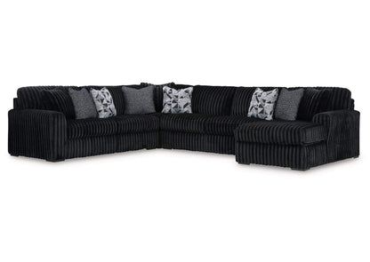 98103S3 Midnight-Madness 4-Piece Sectional with Chaise