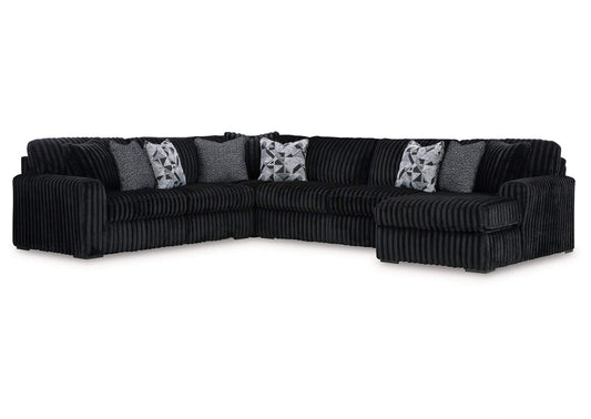 98103S3 Midnight-Madness 4-Piece Sectional with Chaise