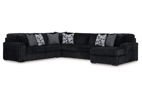 98103S3 Midnight-Madness 4-Piece Sectional with Chaise