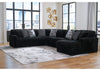 98103S3 Midnight-Madness 4-Piece Sectional with Chaise