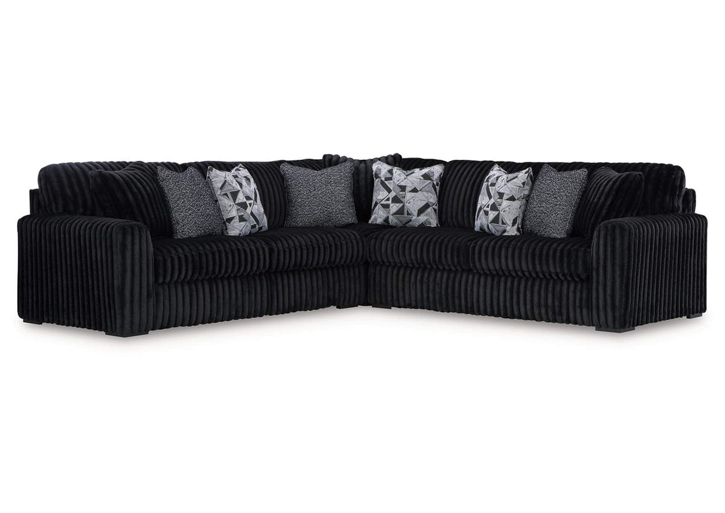 98103S4 Midnight-Madness 4-Piece Sectional with Chaise