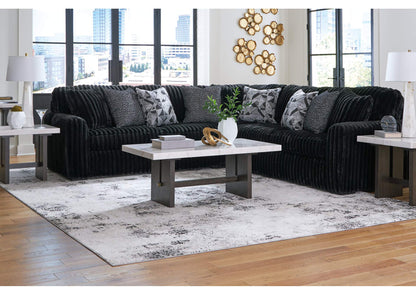 98103S4 Midnight-Madness 4-Piece Sectional with Chaise