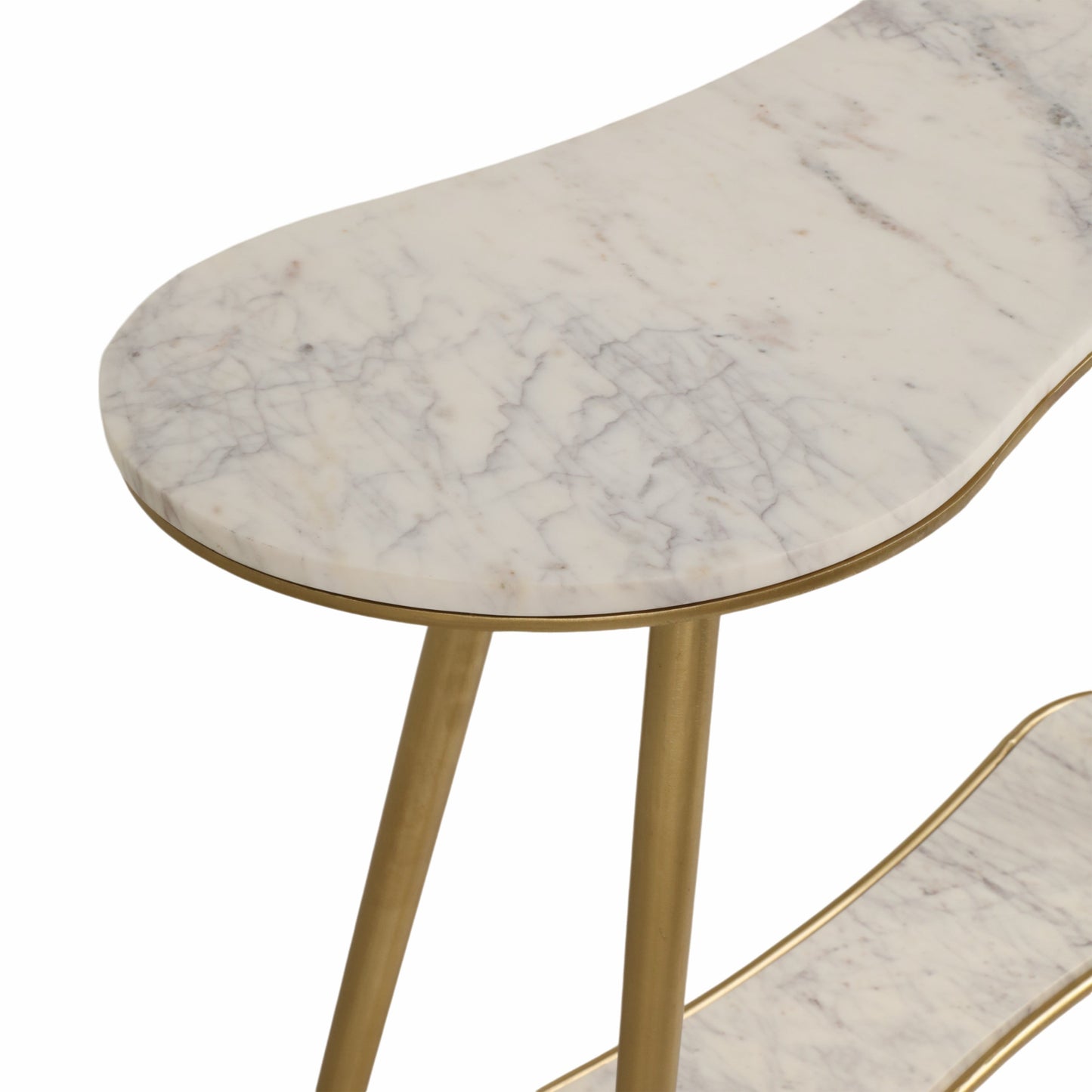 40" Allessa Marble Console Table