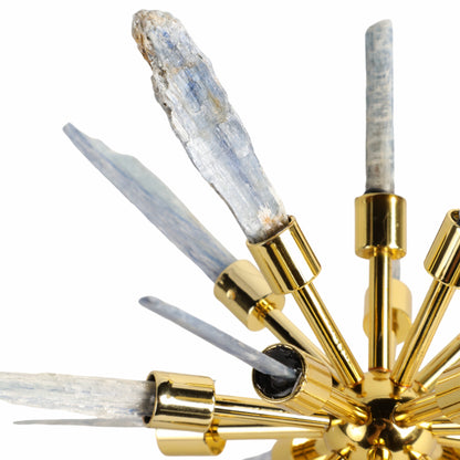 10" Fiona Large Blue Stone Starburst Statuary Kd