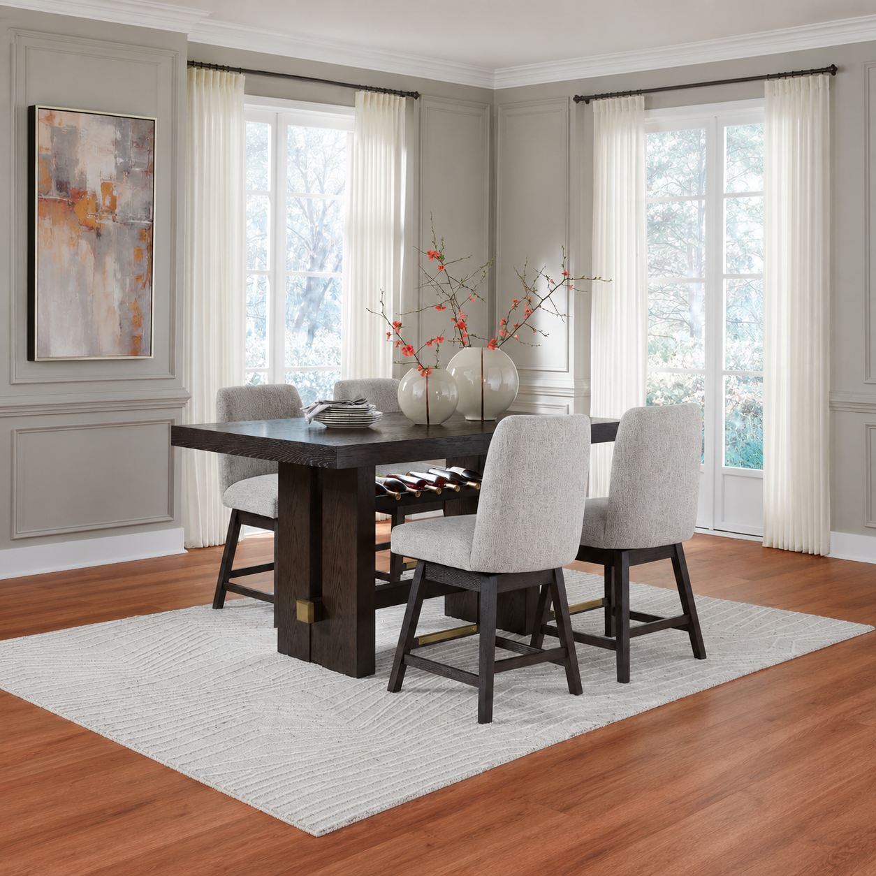 Burkhaus Counter Height Dining Table Set