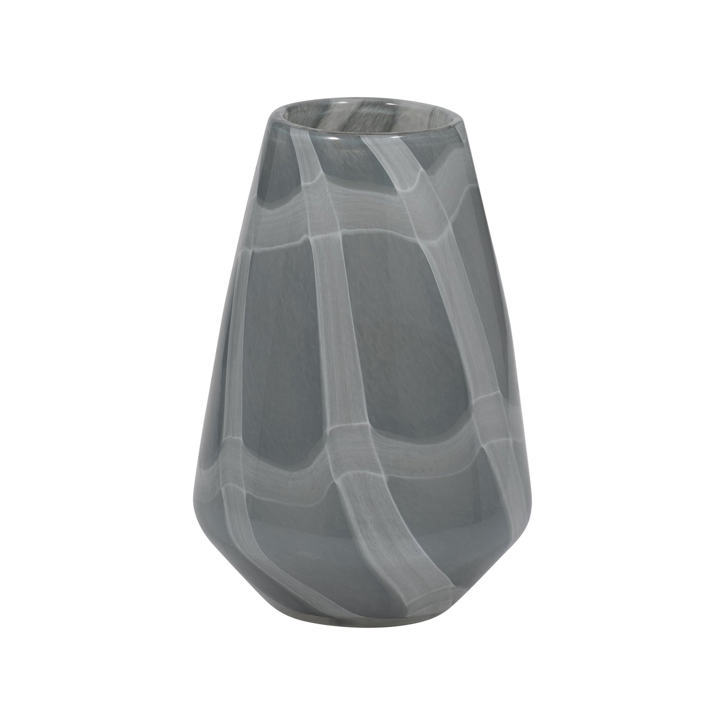 EV19697-01  13" FOLEY SMALL NATURAL GLASS VASE( Sagebrook Home  )