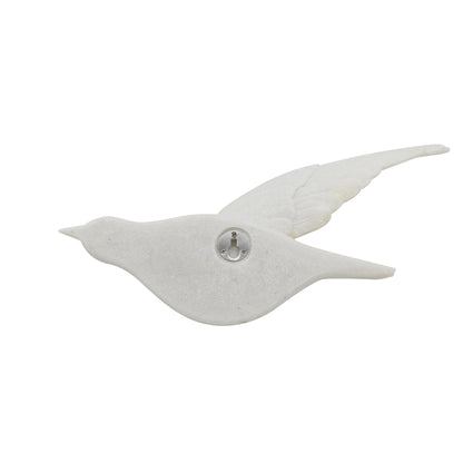 EV19794 |S/3 Horizon Quartz Resin Bird Wall Decor, White
