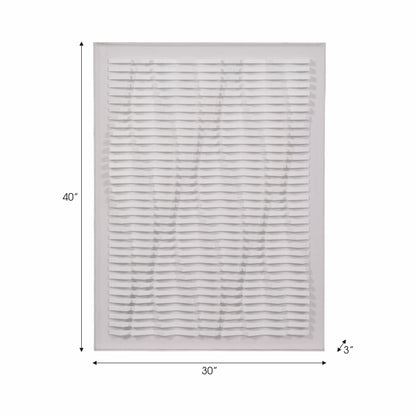 30X39 DENALI ABSTRACT ART WITH ACRYLIC SHADOWBOX