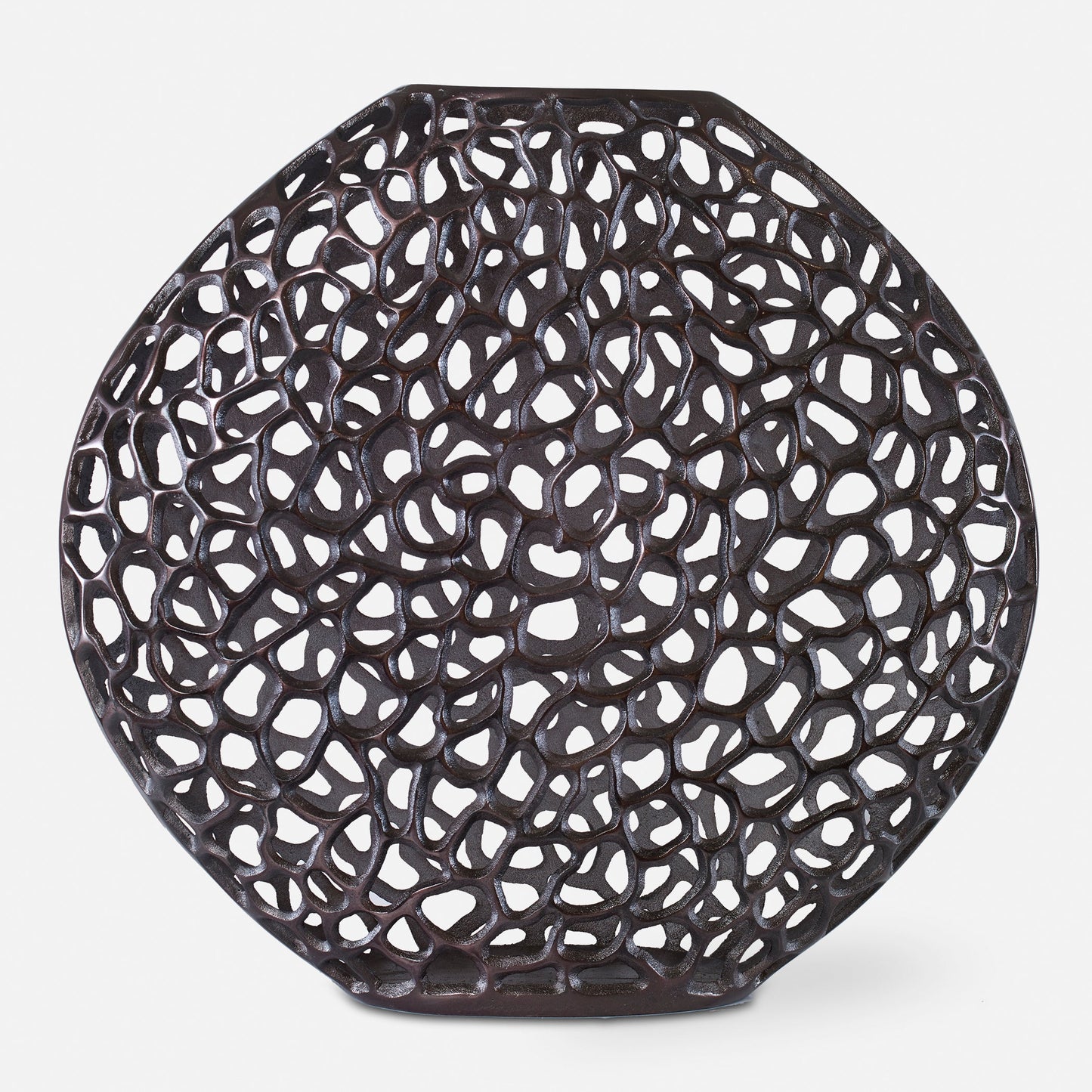 Uttermost Web Dark Bronze Vase